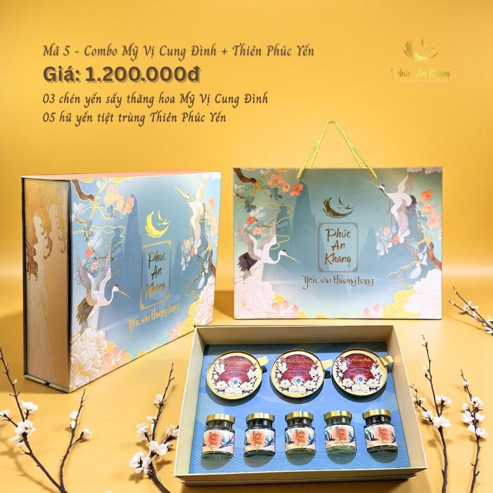 Set Quà Tết Yến Chưng - Cát Tường