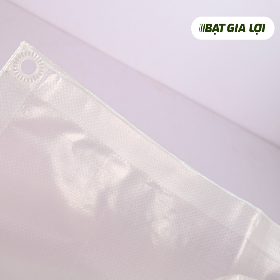  [Bạt Che] Bạt Che Nắng, Bạt Che Mưa PE Trắng Trong 135gr/m2 
