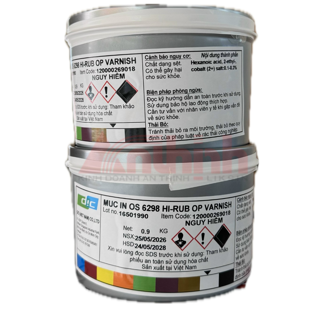  Mực Varnish DIC láng bóng chống trầy 