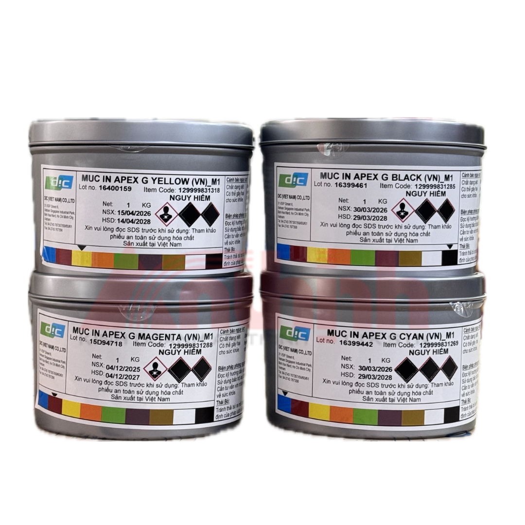  Mực in offset New Apex-G (DIC Nhật - sản xuất tại Việt Nam) 