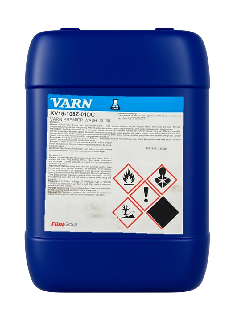  Dung dịch vệ sinh lô in và tấm cao su in Premier Wash 40 