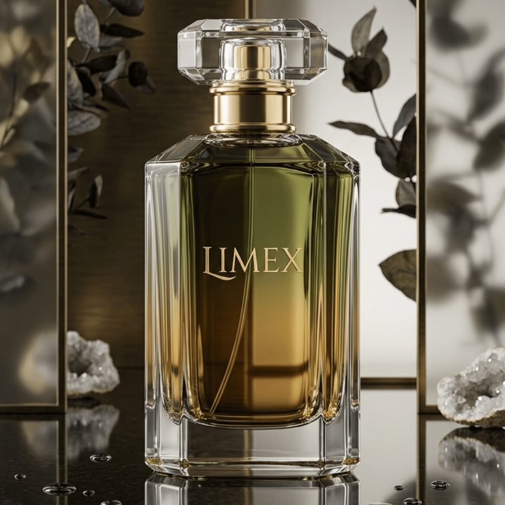  Chai nước hoa thủy tinh vuông cao cấp Limex – Nắp pha lê sang trọng 