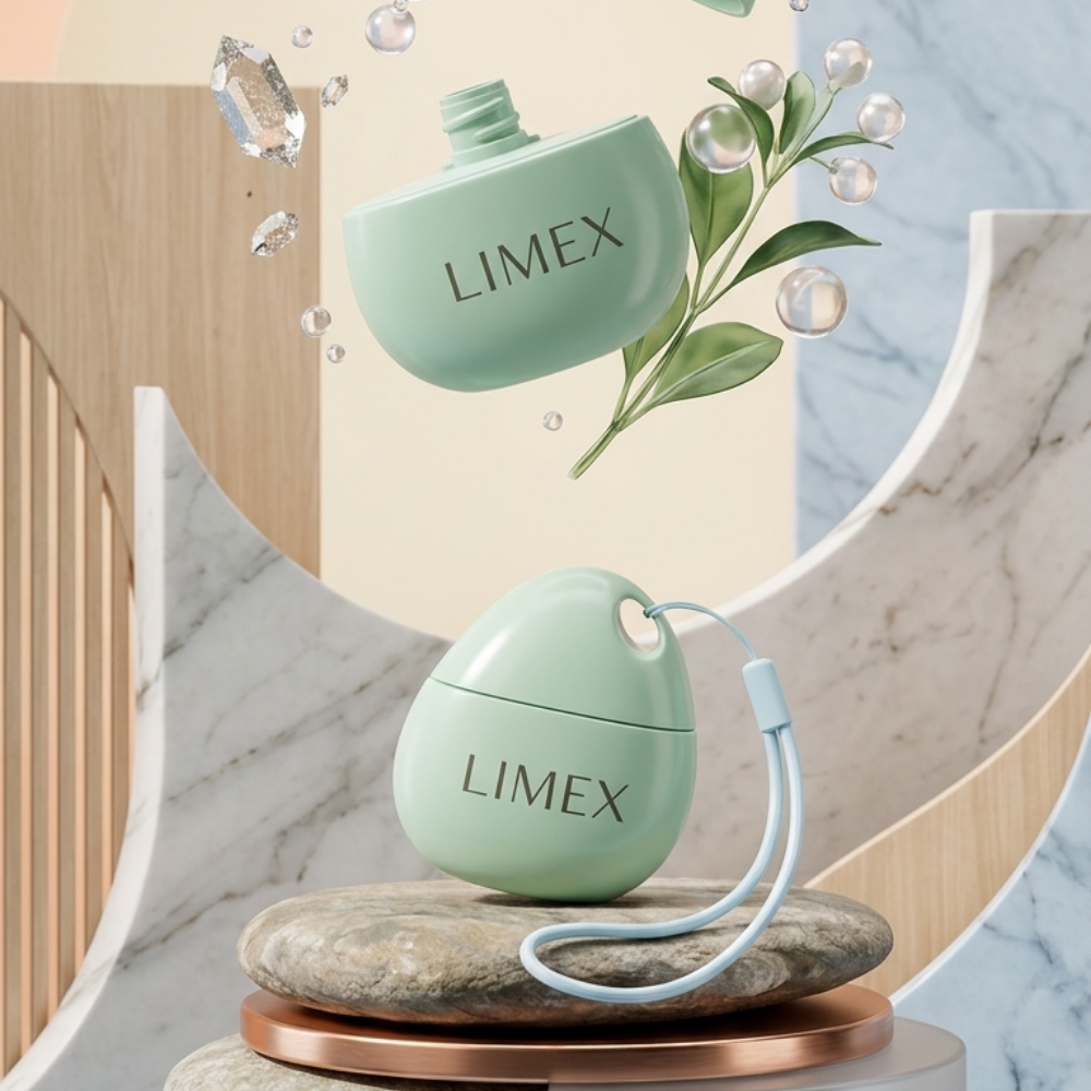  Tuýp mỹ phẩm có dây treo LIMEX | Bao bì mini độc đáo – tiện lợi – giá sỉ 