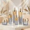 Chai lọ mỹ phẩm bộ cao cấp – Combo chai serum, lotion, hũ kem thiết kế gradient sang trọng 