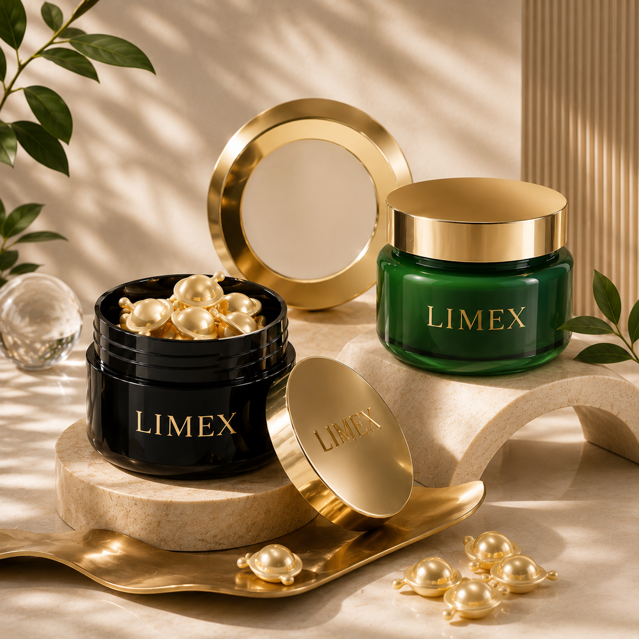  Hũ kem mỹ phẩm 40g cao cấp dùng kem dưỡng, tẩy tế bào chết | Limex Packaging 