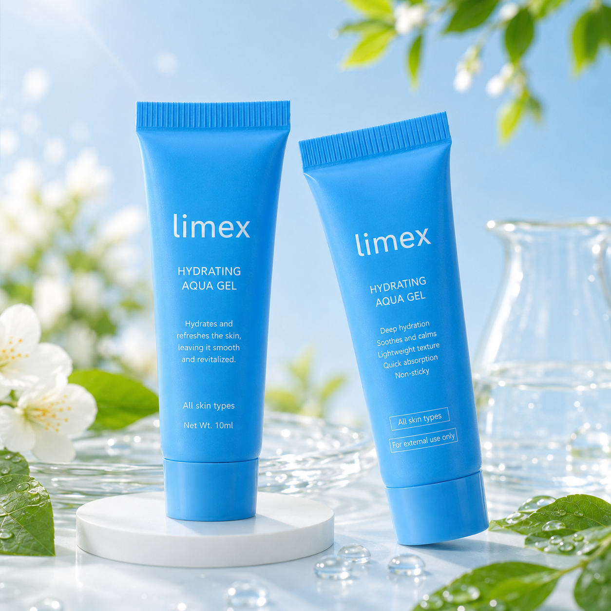 Tuýp mỹ phẩm nhựa mềm 30g nắp bật đựng dầu gội, kem dưỡng | Limex Packaging 