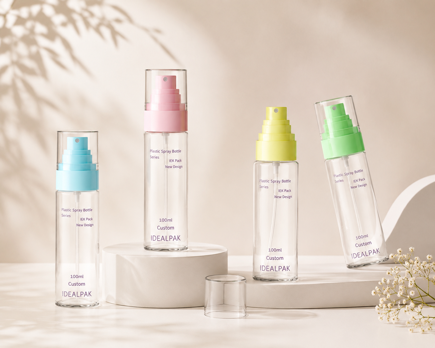  Chai xịt phun sương PET 100ml đựng toner, lotion, serum | Limex Packaging 