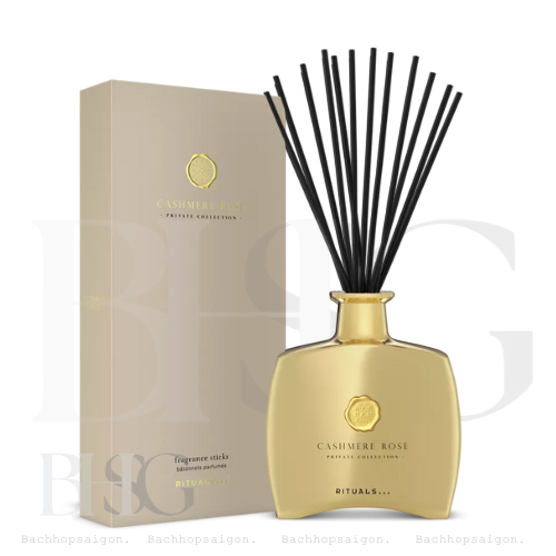 Tinh dầu tán hương CASHMERE ROSE The Rituals Private Collection Fragrance Sticks