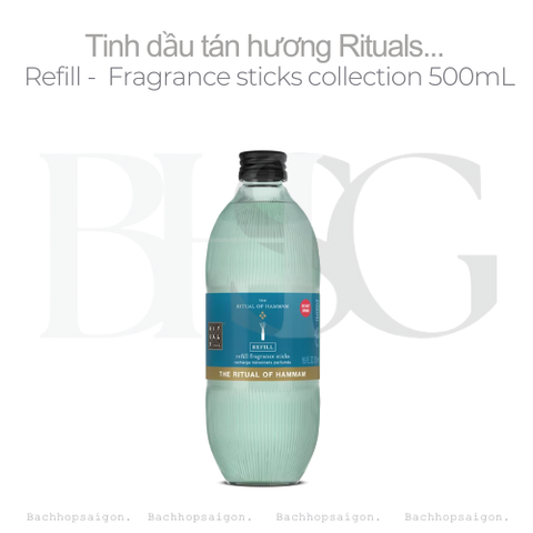 Refill Tinh dầu tán hương Rituals of HAMMAM Refill Fragrance Sticks 500ml