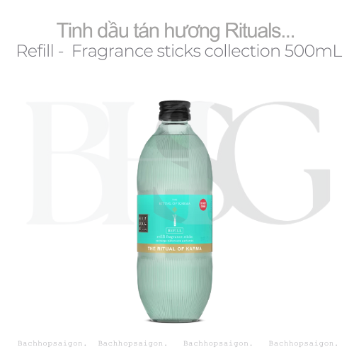 Refill Tinh dầu tán hương Rituals of Karma Refill Fragrance Sticks 500ml