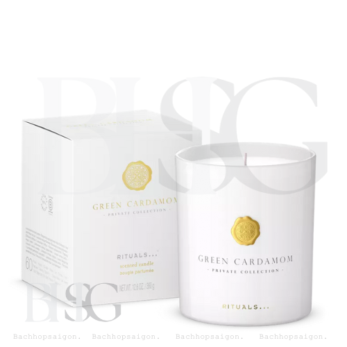 Nến thơm  Rituals  GREEN CARDAMOM Scented Candle Private collection 360g