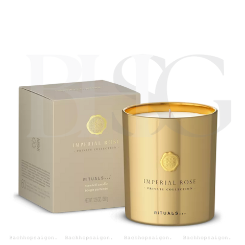 Rituals of IMPERIAL ROSE Scented Candle Private collection - Nến thơm hoa hồng hoàng gia 360g