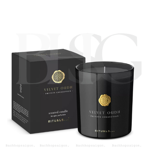 Nến thơm Rituals Velvet Oudh Scented Candle Private collection 360g