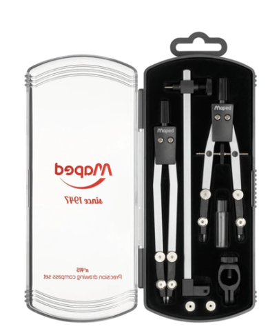 Bộ Compa 5 Món - Bút Chì Kim - Maped 178002