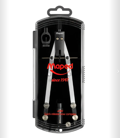 Compa kỹ thuật Maped lớn 30cm No.421 Quick release bow Compass set-3 178101