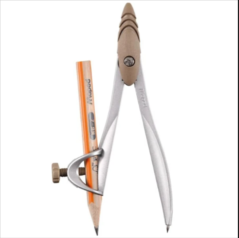 Bộ Compa Kèm Bút Chì Gỗ FSC Smiling Planet - Maped 199121FM