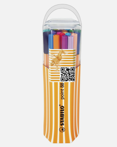 Bộ bút kim 20 màu STABILO Point 88 PT88 THEARTSHOP
