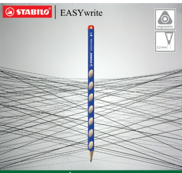 Bút Chì Gỗ HB Stabilo Easygraph - PCE32R-HB - Phải