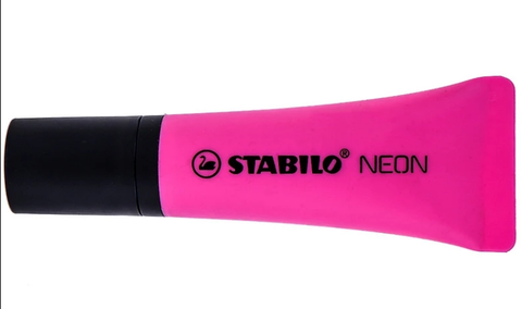 Bút Dạ Quang Neon Hồng - Stabilo HL72-56