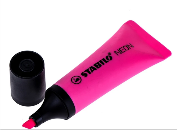 Bút Dạ Quang Neon Hồng - Stabilo HL72-56