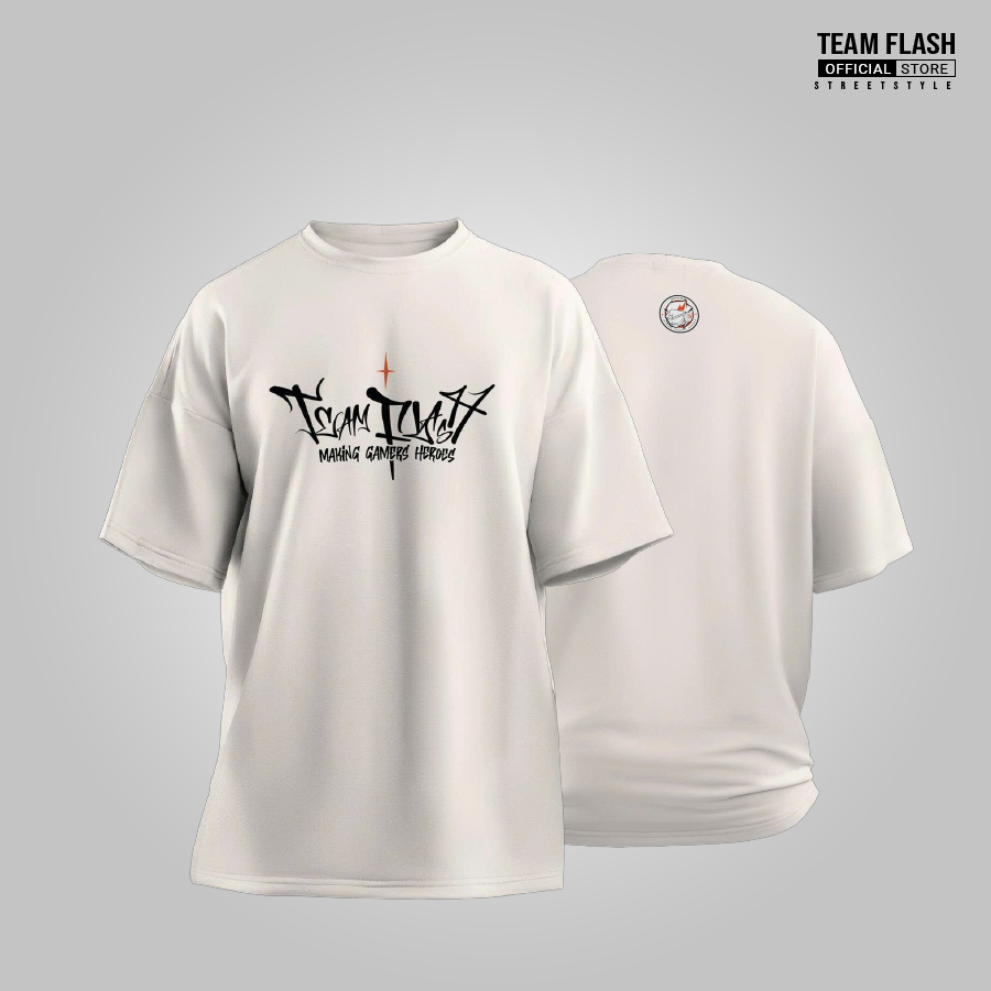 Áo thun Team Flash 2025 - Graffity màu trắng