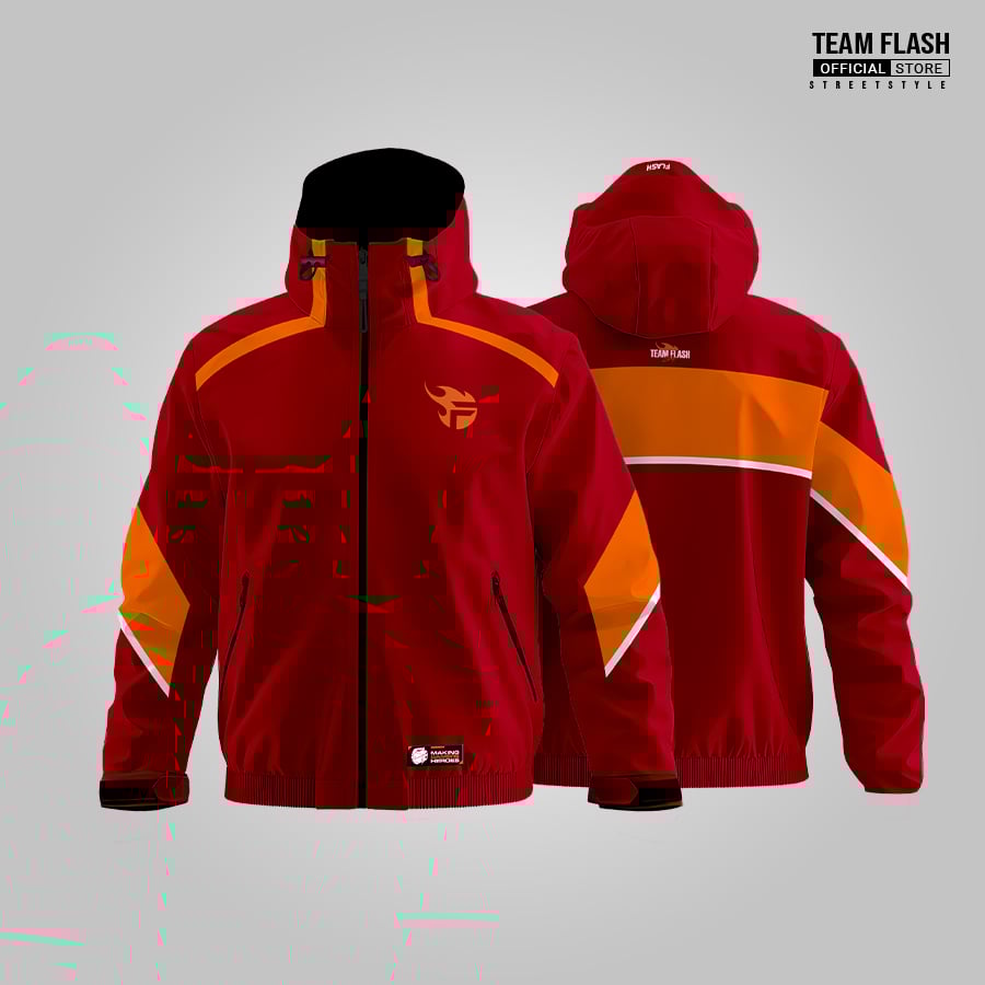 Áo khoác dù Team Flash 2026