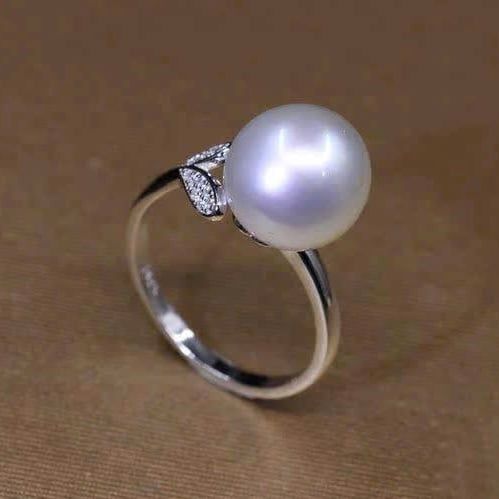 Nhẫn Bạc Đính Mặt Ngọc Trai Tự Nhiên MADAME HIEN PEARLS Cho Nữ NN153