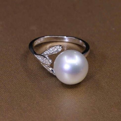 Nhẫn Bạc Đính Mặt Ngọc Trai Tự Nhiên MADAME HIEN PEARLS Cho Nữ NN153