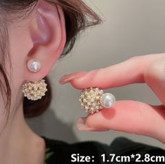 Bông Tai Ngọc Trai Nuôi Tự Nhiên Quý Phái 2 Kiểu Đeo Linh Hoạt MADAME HIEN PEARLS Cho Nữ BTN039