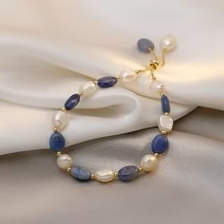 Vòng Tay Ngọc Trai Tự Nhiên Phối Đá Xanh Aventurine Hoàng Gia MADAME HIEN PEARLS VTB028