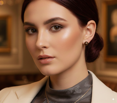 Bông Tai Nụ Bạc Ý s925 Đính 1 Hạt Ngọc Trai Tự Nhiên Chocolate Pearl Màu Nâu Socola Ánh Kim Hiếm Lạ Mắt Tối Giản MADAME HIEN PEARLS Cho Nữ BTT051DS