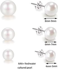 Hạt Ngọc Trai 9-10mm Giá Sỉ Dáng Nút Bóng Đẹp Tự Nhiên Hoàn Hảo AAA+ Nhiều Kích Thước Dùng Làm Phụ Kiện Trang Sức DIY HN002