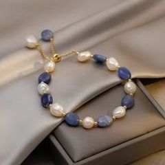 Vòng Tay Ngọc Trai Tự Nhiên Phối Đá Xanh Aventurine Hoàng Gia MADAME HIEN PEARLS VTB028