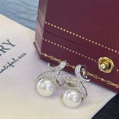 Hoa Tai Ngọc Trai Tự Nhiên Kiểu Dáng Hiện Đại Trang Sức Nữ Dễ Thương Quà Tặng Ý Nghĩa MADAME HIEN PEARLS BTN315