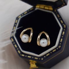 Bông Tai Ngọc Trai Tự Nhiên Đáng Yêu Nhí Đáng Yêu MADAME HIEN PEARLS BTN318