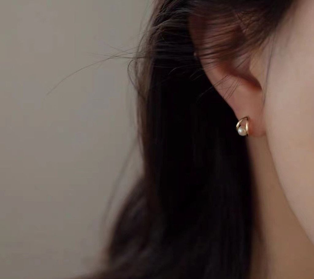 Bông Tai Ngọc Trai Tự Nhiên Đáng Yêu Nhí Đáng Yêu MADAME HIEN PEARLS BTN318