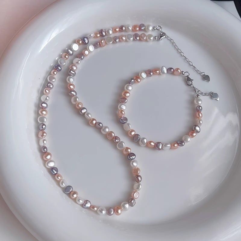 Vòng Cổ Ngọc Trai Baroque Tự Nhiên Bé Xinh Minimalist MADAME HIEN PEARLS Cho Nam Nữ CB054