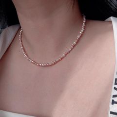 Vòng Cổ Ngọc Trai Baroque Tự Nhiên Bé Xinh Minimalist MADAME HIEN PEARLS Cho Nam Nữ CB054