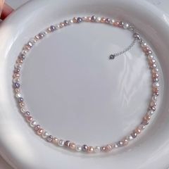 Vòng Cổ Ngọc Trai Baroque Tự Nhiên Bé Xinh Minimalist MADAME HIEN PEARLS Cho Nam Nữ CB054