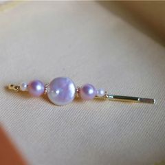 Kẹp Tóc Đính Ngọc Trai Baroque Thiên Nhiên Cao Cấp MADAME HIEN PEARLS Cho Nữ PKT022