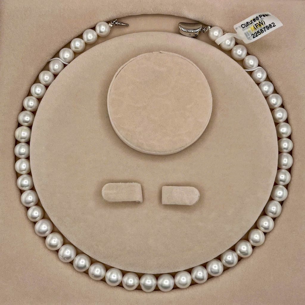 [Kèm Kiểm Định] Vòng Cổ Ngọc Trai Tự Nhiên Cao Cấp Chuẩn 8-9mm AAA+ Vòng Cổ Nước Ngọt Có Chứng Nhận Trang Sức Quý Phái MADAME HIEN PEARLS Thanh Lịch Cho Nữ CT073