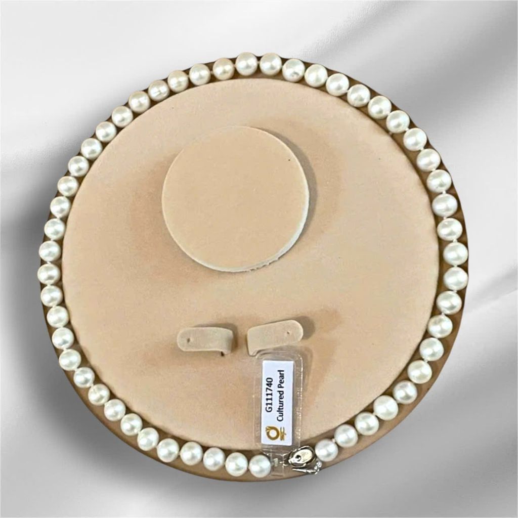 [Kèm Kiểm Định] Vòng Cổ Ngọc Trai Tự Nhiên Cao Cấp Chuẩn 8-9mm AAA+ Vòng Cổ Nước Ngọt Có Chứng Nhận Trang Sức Quý Phái MADAME HIEN PEARLS Thanh Lịch Cho Nữ CT073