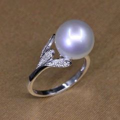 Nhẫn Bạc Đính Mặt Ngọc Trai Tự Nhiên MADAME HIEN PEARLS Cho Nữ NN153