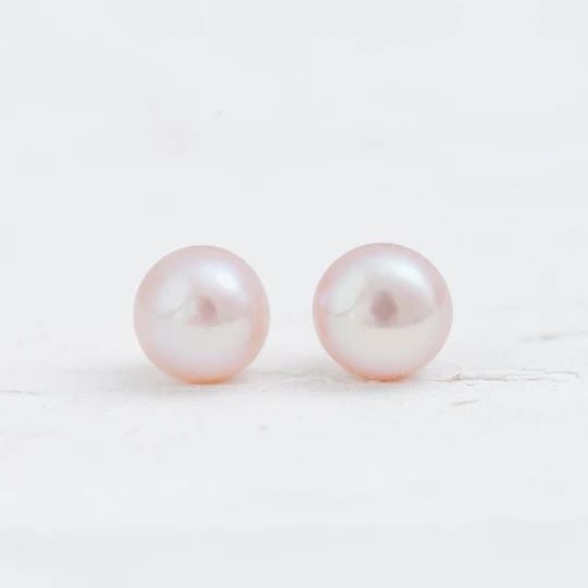 Hạt Ngọc Trai Giá Sỉ Dáng Nút Bóng Đẹp Tự Nhiên Hoàn Hảo AAA+ Nhiều Kích Thước Dùng Làm Phụ Kiện Trang Sức DIY HN002