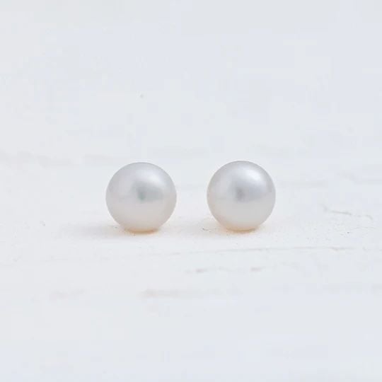 Hạt Ngọc Trai Giá Sỉ Dáng Nút Bóng Đẹp Tự Nhiên Hoàn Hảo AAA+ Nhiều Kích Thước Dùng Làm Phụ Kiện Trang Sức DIY HN002