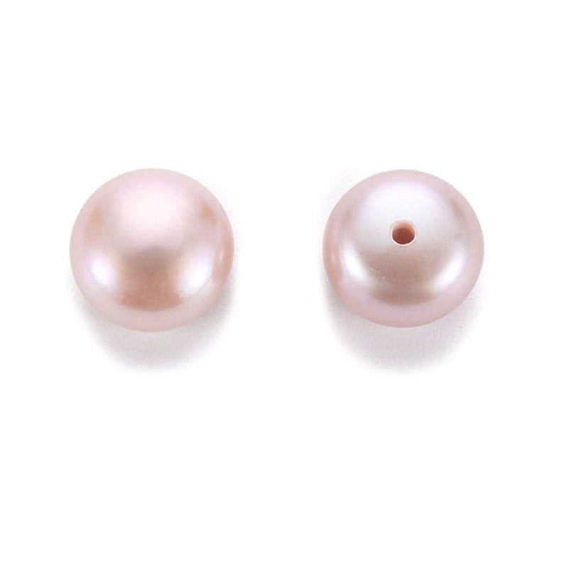 Hạt Ngọc Trai Giá Sỉ Dáng Nút Bóng Đẹp Tự Nhiên Hoàn Hảo AAA+ Nhiều Kích Thước Dùng Làm Phụ Kiện Trang Sức DIY HN002