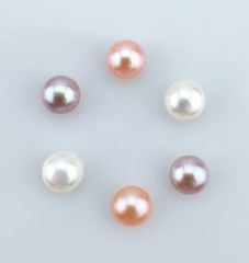 Hạt Ngọc Trai Giá Sỉ Dáng Nút Bóng Đẹp Tự Nhiên Hoàn Hảo AAA+ Nhiều Kích Thước Dùng Làm Phụ Kiện Trang Sức DIY HN002