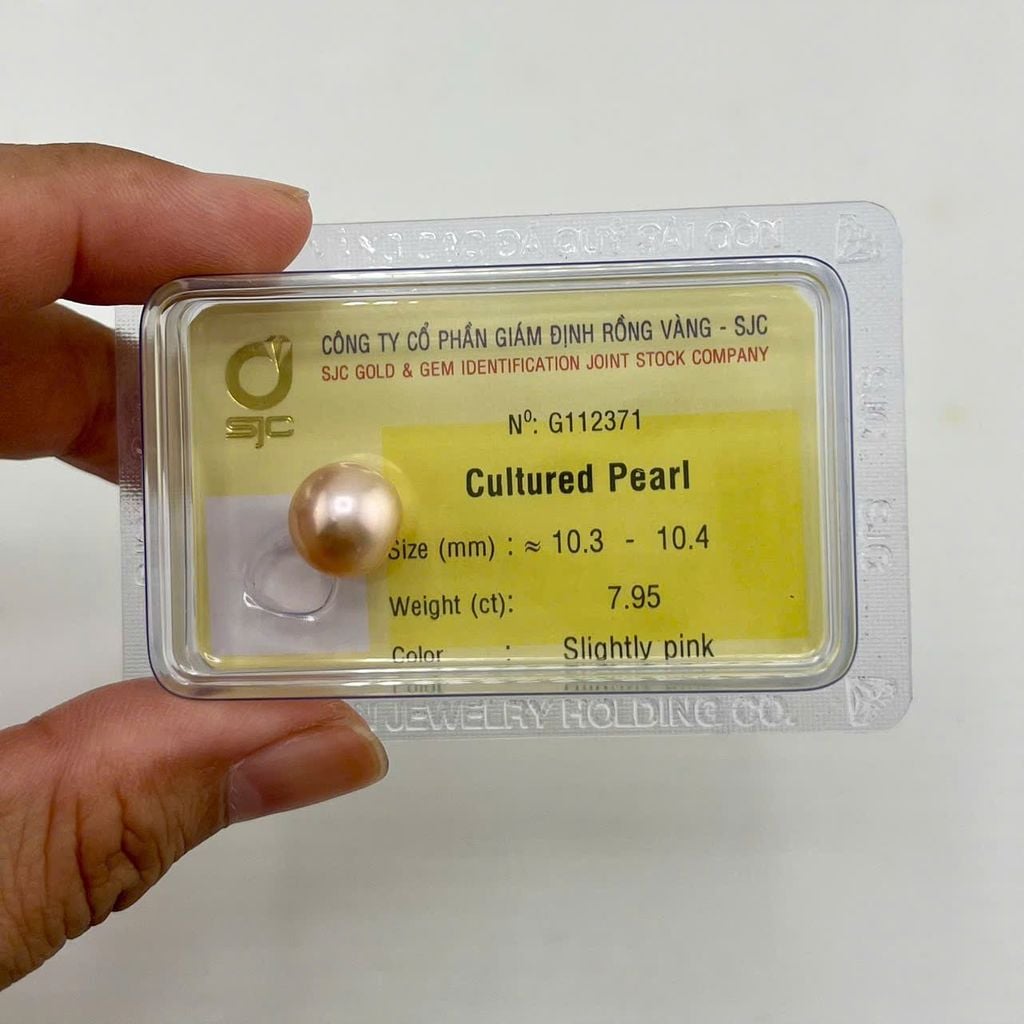 [Kèm kiểm định] Hạt Ngọc Trai Hồng Pastel Tự Nhiên 10-11mm Đẹp AAAA MADAME HIEN PEARLS HT023