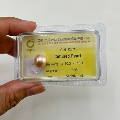 [Kèm kiểm định] Hạt Ngọc Trai Hồng Pastel Tự Nhiên 10-11mm Đẹp AAAA MADAME HIEN PEARLS HT023