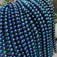 Vòng Tay VIP Ngọc Trai Đen Lông Công Tự Nhiên 9-10mm Thiết Kế 2 Vòng Khoá Bạc Sang Trọng MADAME HIEN PEARLS VTT138